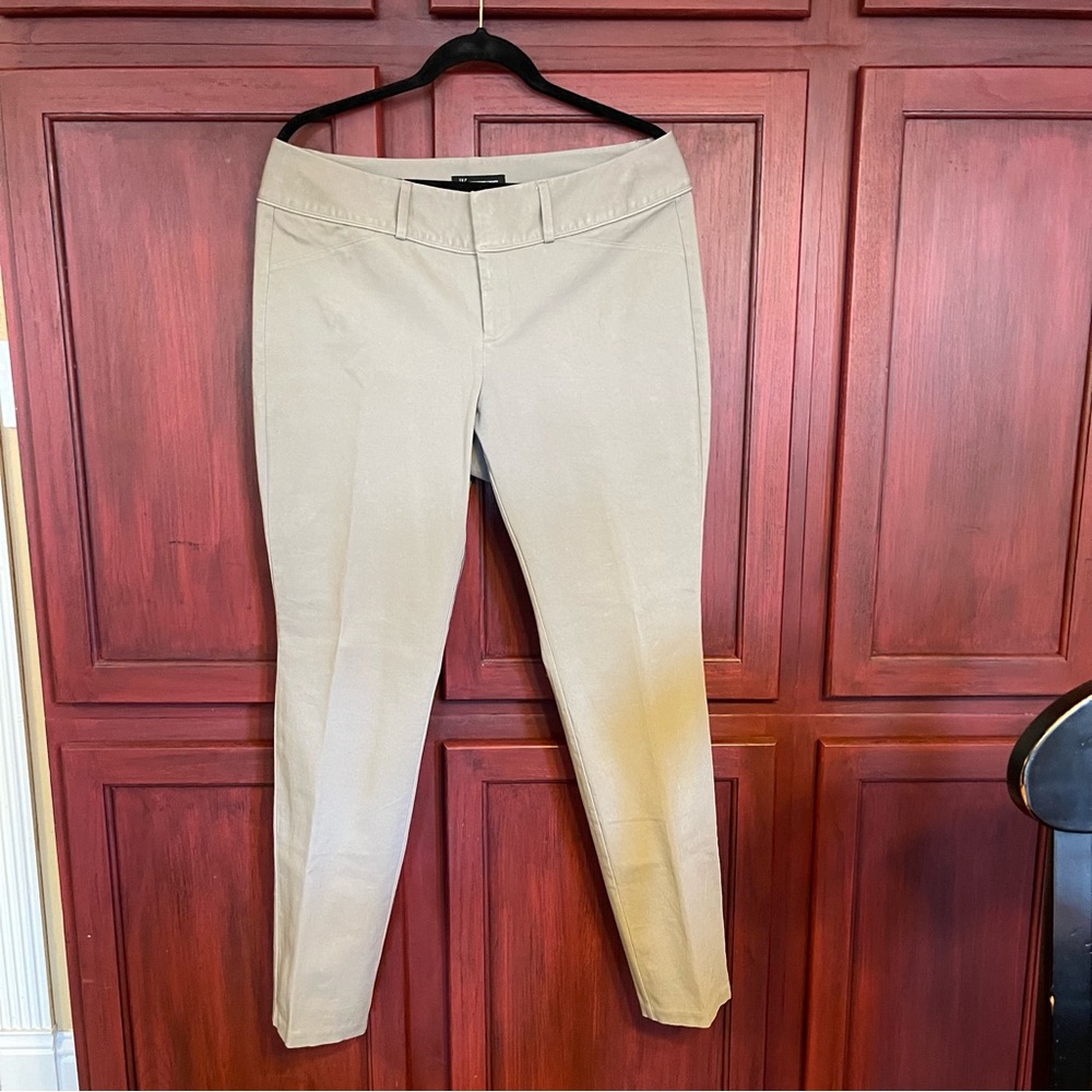 Chic Tan Slim-Fit Pants